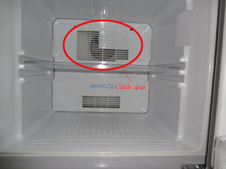 Cách tháo quạt gió tủ lạnh Toshiba