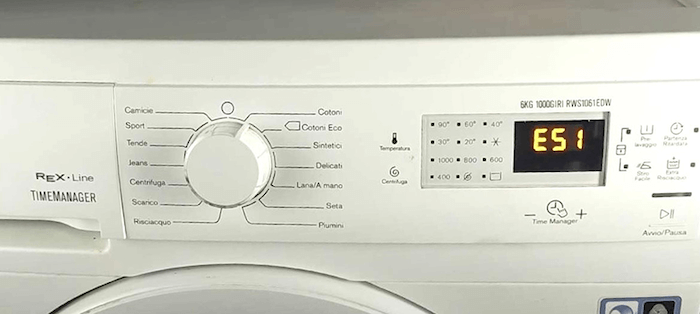 Nguyên nhân máy giặt Electrolux báo lỗi E51