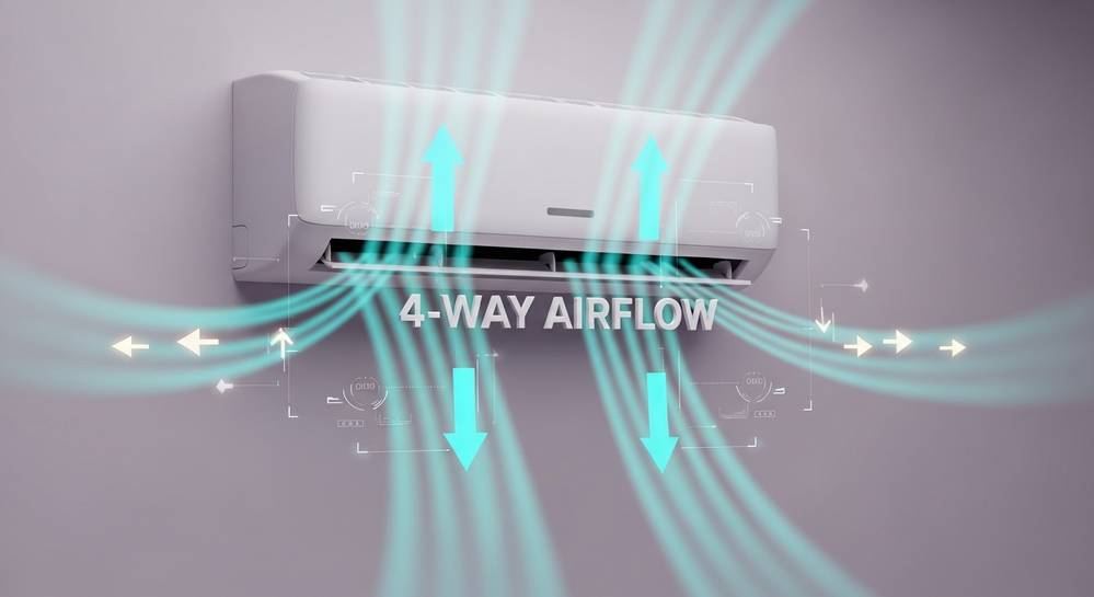 Điều hòa 4 chiều là gì và có nên mua cho gia đình không 1 Giải mã thuật ngữ điều hòa 4 chiều là gì