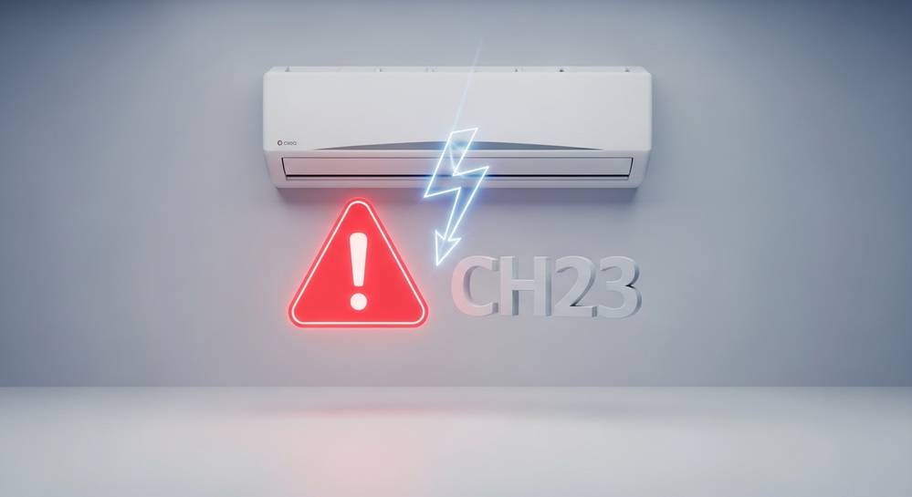 Lỗi CH23 máy lạnh LG là gì