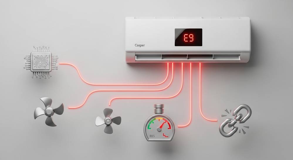 Các nguyên nhân chính gây ra lỗi E9