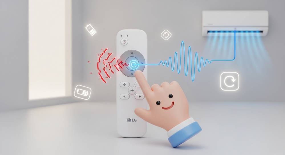 Hướng dẫn cách sử dụng remote máy lạnh LG chi tiết từ A đến Z 3 Xử lý các lỗi thường gặp liên quan đến remote