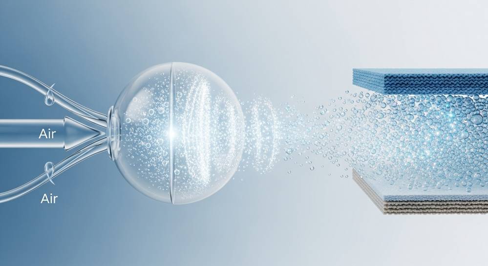 Công nghệ Eco Bubble của máy giặt Samsung là gì và hoạt động ra sao 2 Nguyên lý hoạt động chi tiết của Eco Bubble