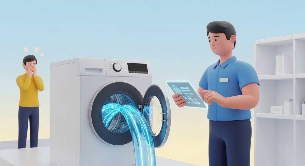 Tắt máy giặt mà nước vẫn chảy nguyên nhân và cách khắc phục 3 Khi nào cần gọi thợ sửa chữa chuyên nghiệp